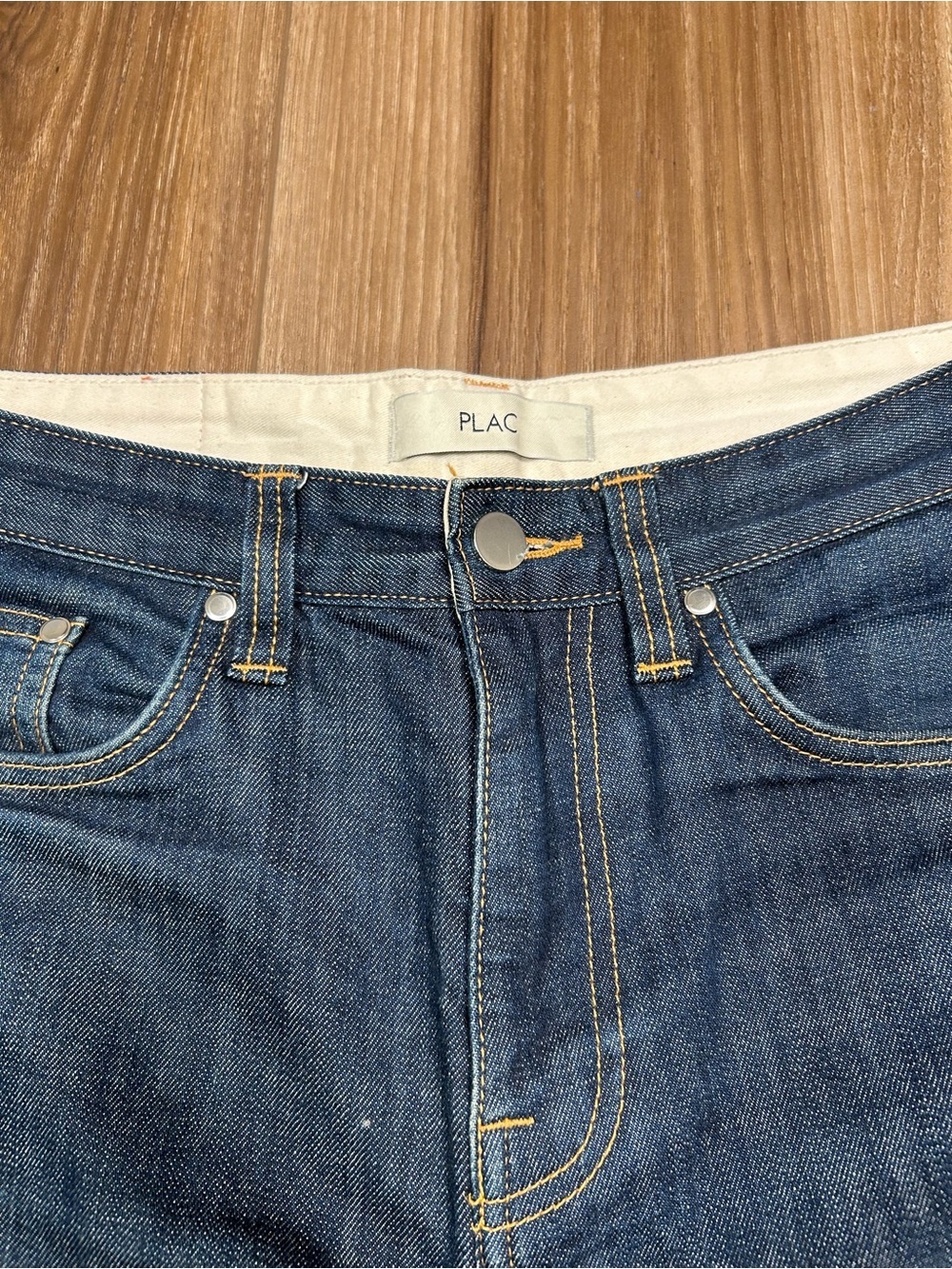 Plac men’s straight crop regular rise d 10 dark wash jeans size 31x28 - Picture 8 of 10